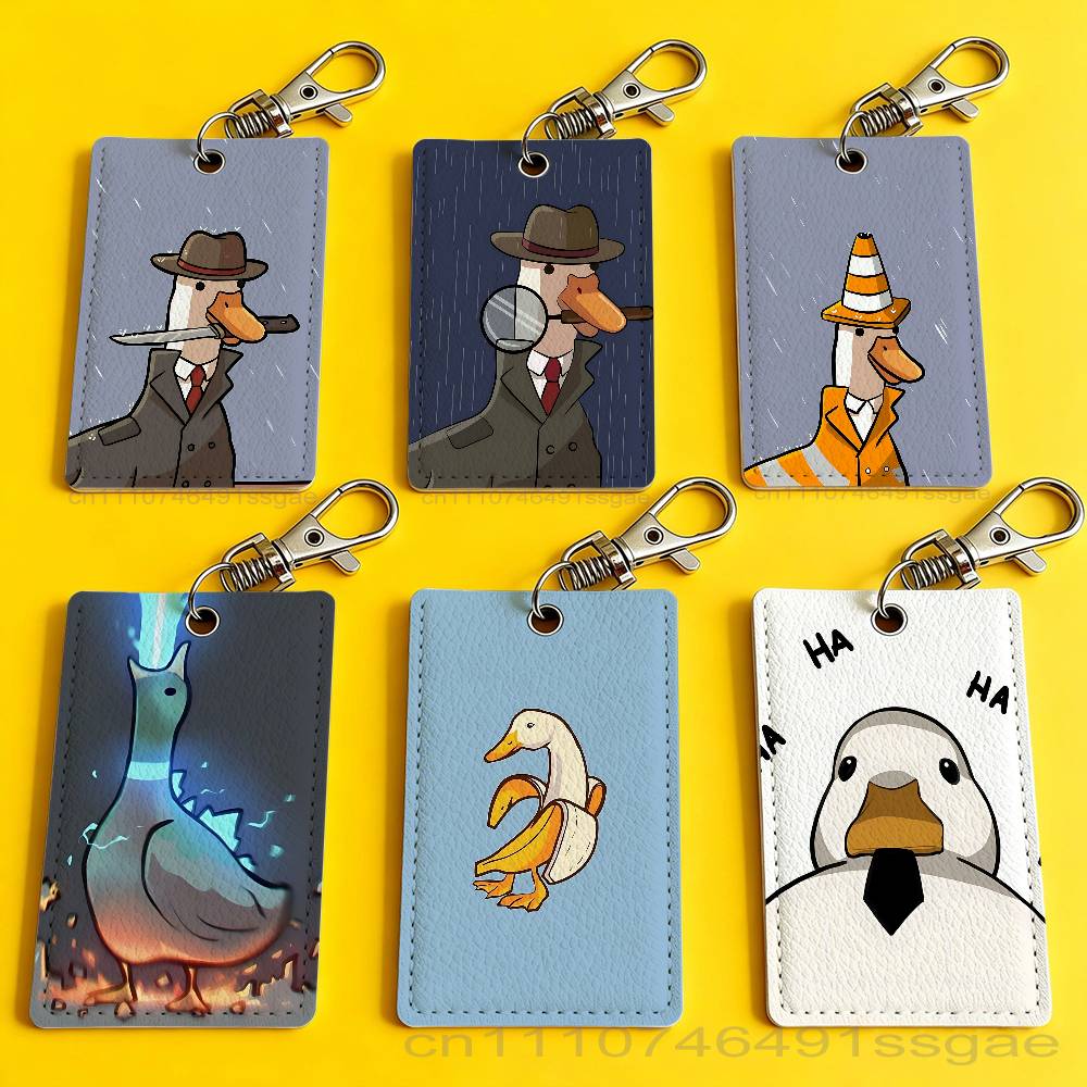 Leather Working - Portachiavi con Porta Badge a Forma