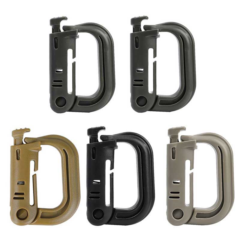 Snap Fastener Setter - 5PCS Grimloc Molle Moschettone D Anello