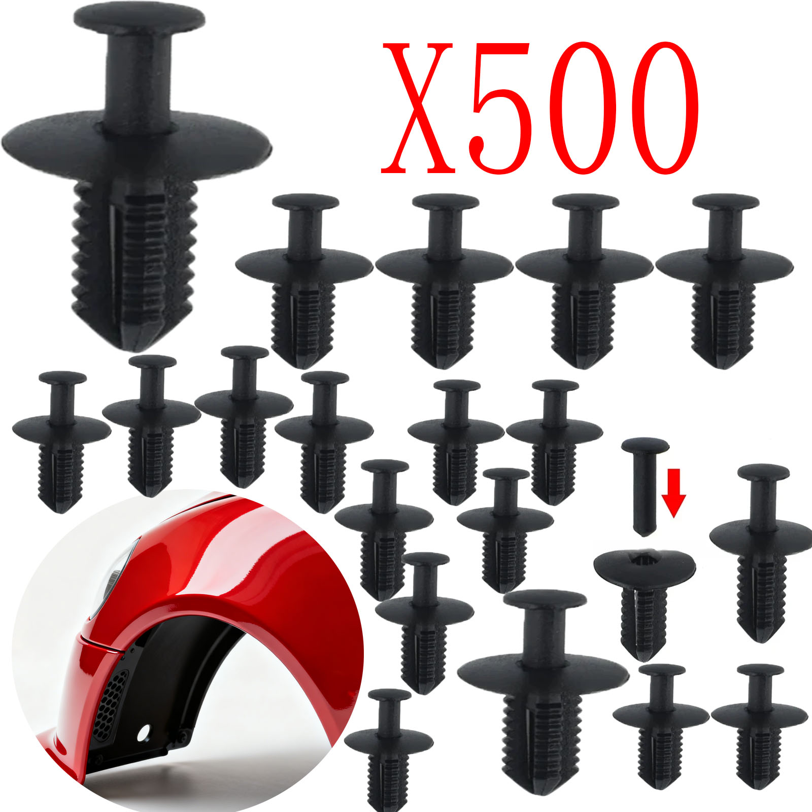 Snap Fastener Setter - 10-500X Auto Rivetti In Plastica Pannello