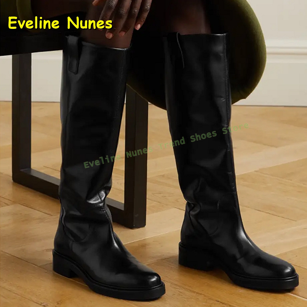 Leather Work Women Shoes - Stivali Alti al Ginocchio in Pelle