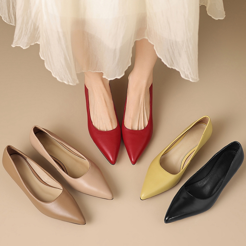 Leather Work Women Shoes - Nuove Scarpe da Donna in Vera