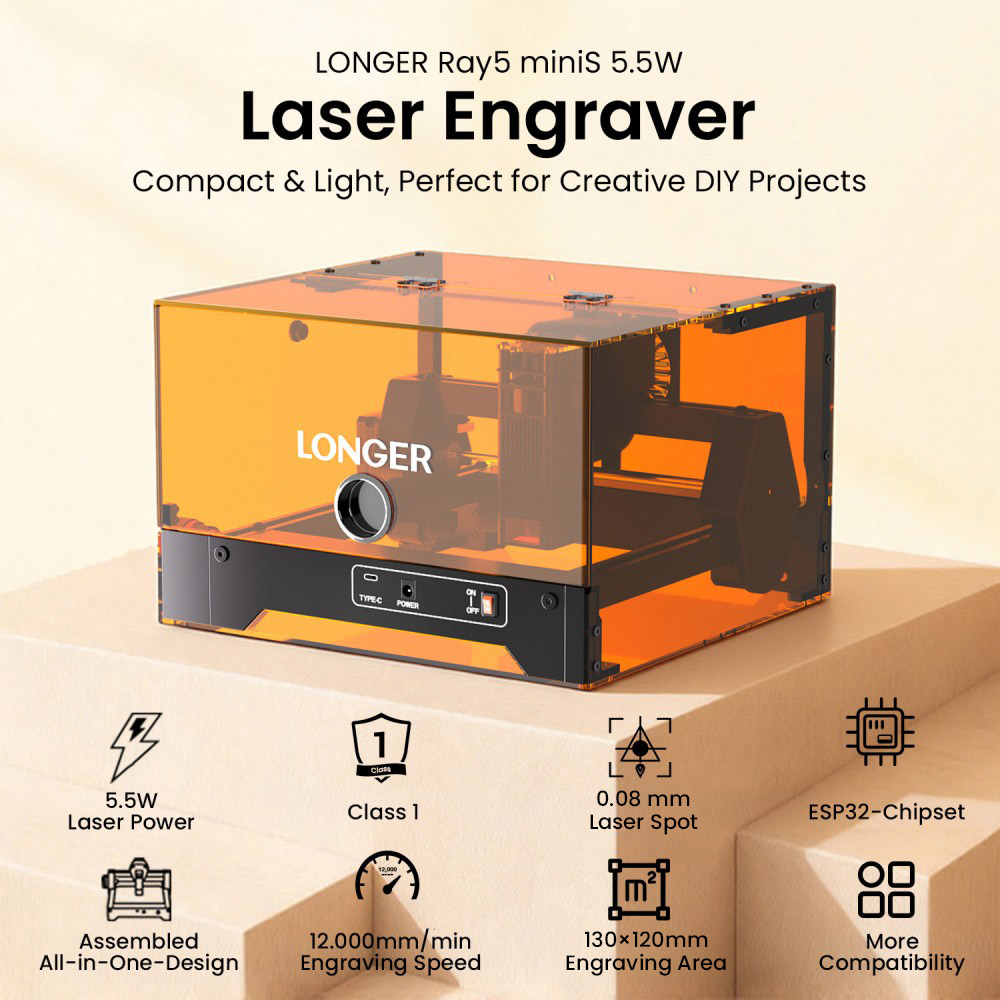 LONGER RAY5 MiniS 5.5W, Precis - Leatherwork Classes recensione e prezzo