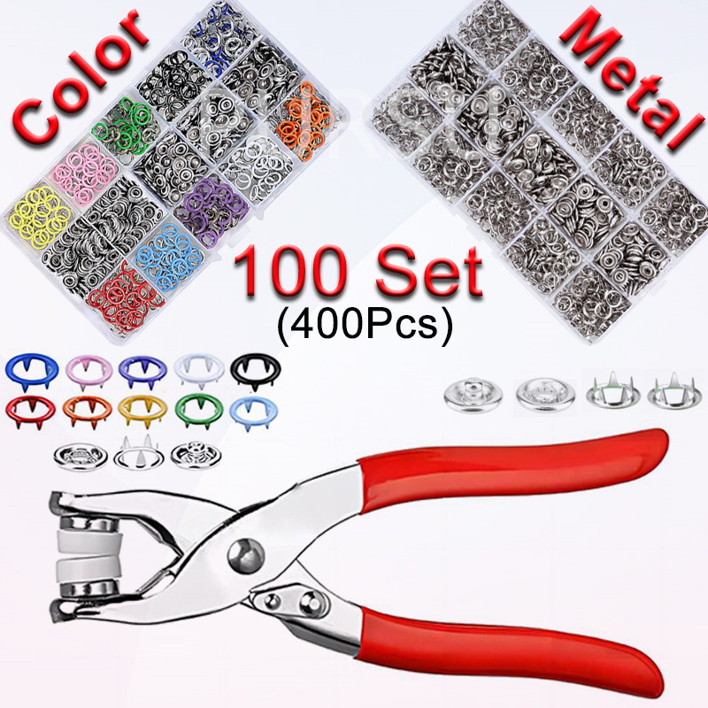 100 set di pinze a scatto pinz - Snap Fastener Setter recensione e prezzo