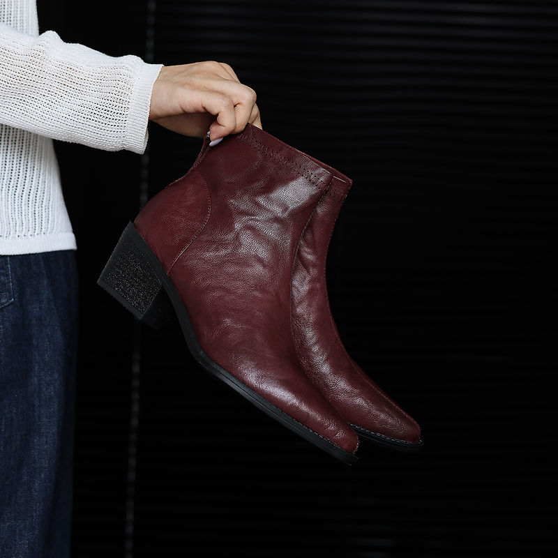 Nuovi Stivali da Donna in Vera - Leather Work Women Shoes recensione e prezzo