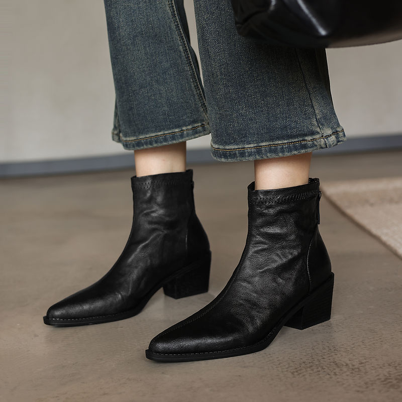 Nuovi Stivali da Donna in Vera - Leather Work Women Shoes recensione e prezzo