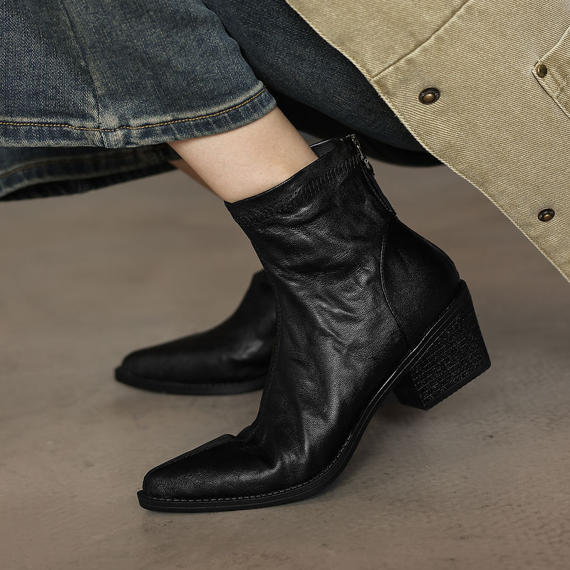 Nuovi Stivali da Donna in Vera - Leather Work Women Shoes recensione e prezzo