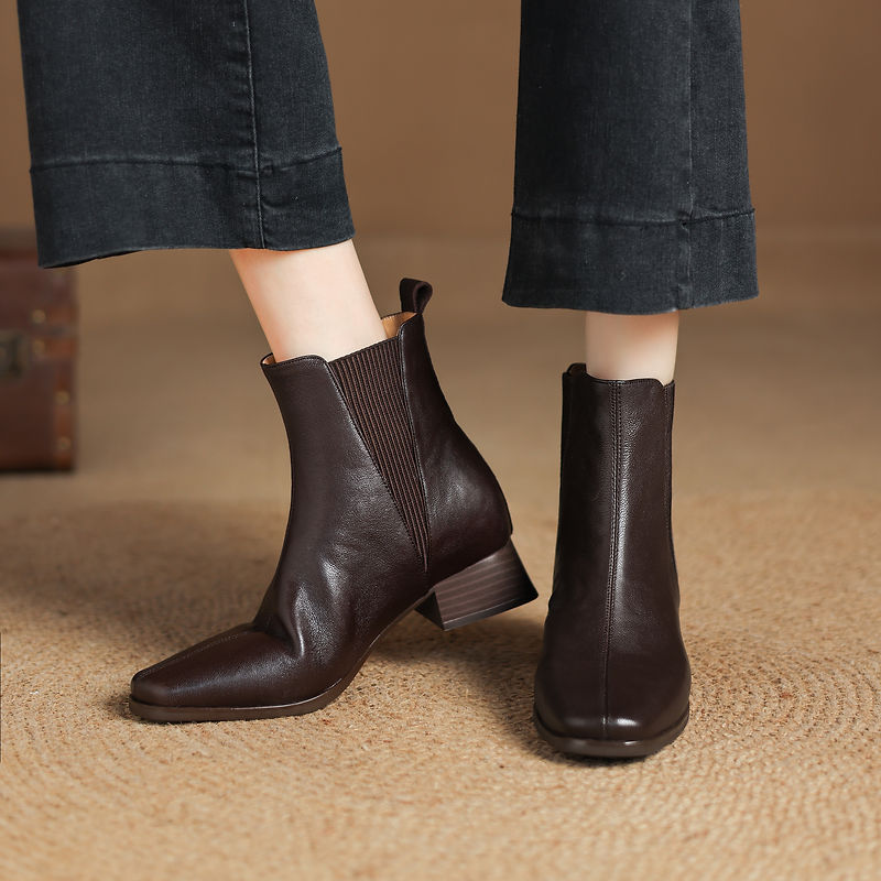NUOVI Stivali Autunnali da Don - Leather Work Women Shoes recensione e prezzo