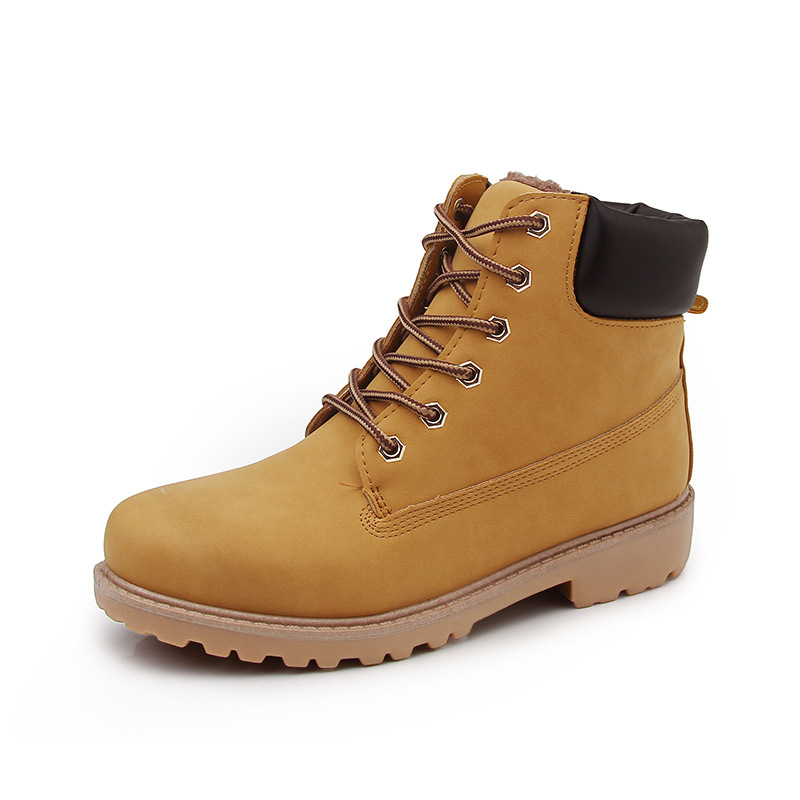 Stivali con plateau da donna P - Leather Work Women Shoes recensione e prezzo